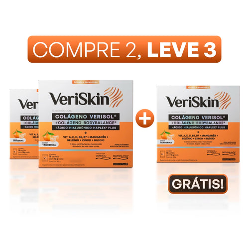 VERISKIN® Colágeno em sachês - Compre 2, Leve 3